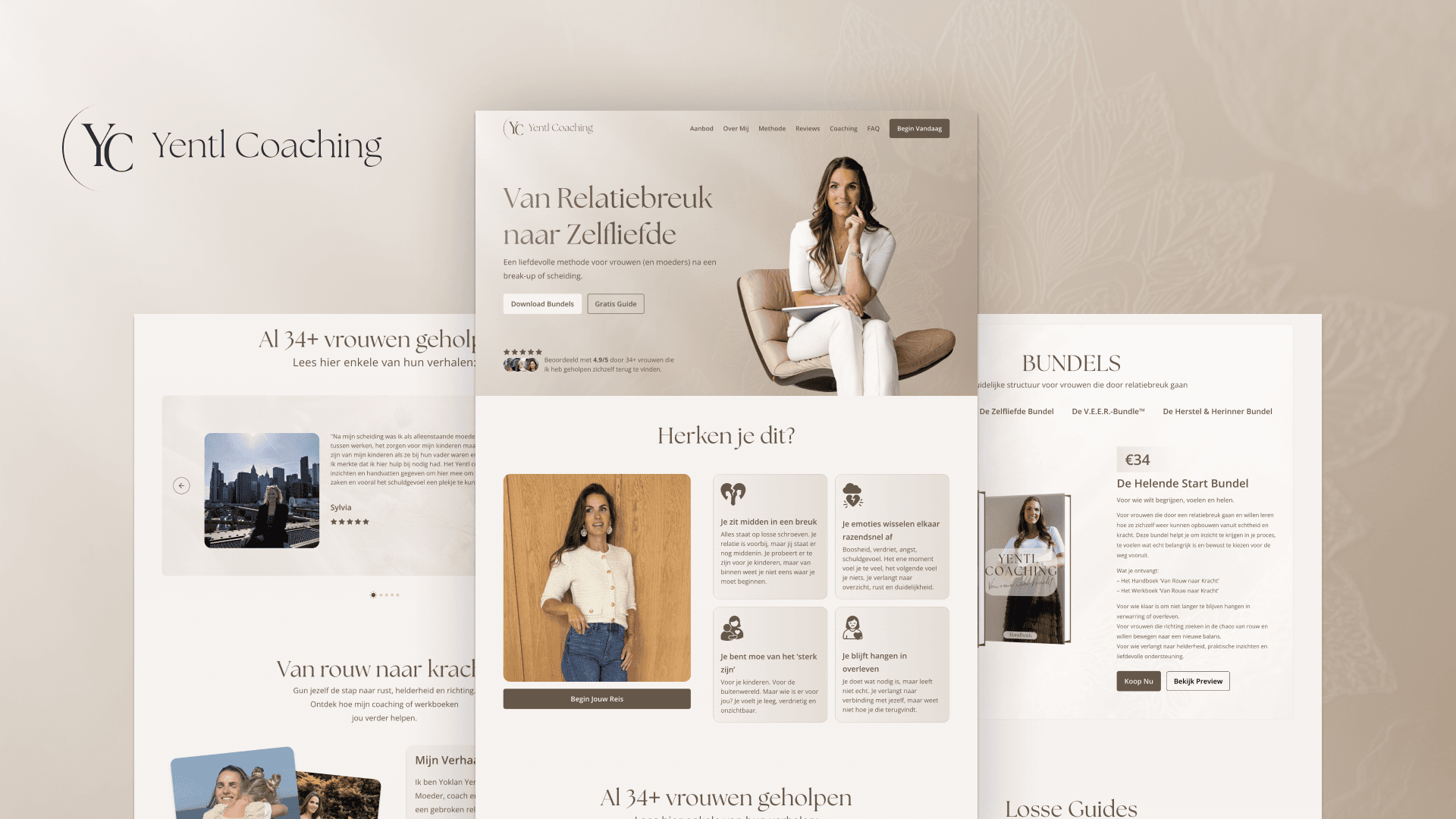 Yentl Coaching case study by Weblyfe