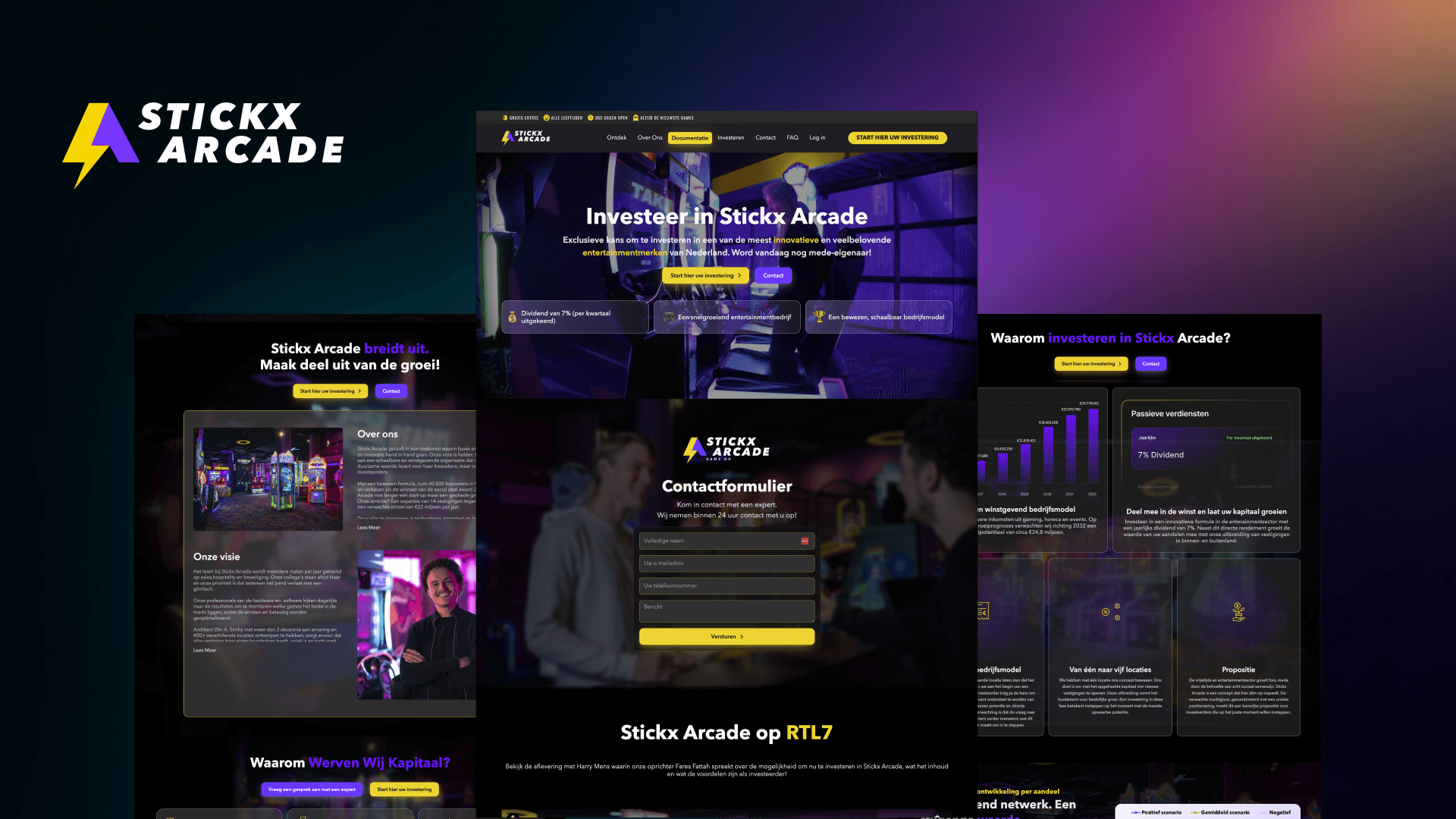Stickx Investor case study by Weblyfe
