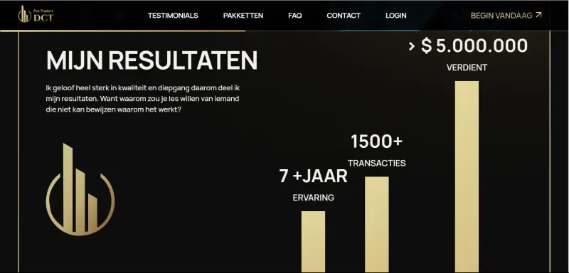 Pro Traders DCT project screenshot 4