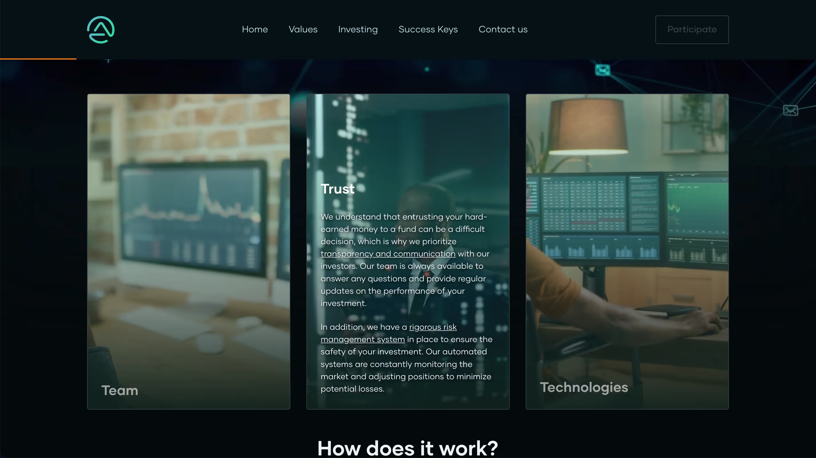 Artificial Trading Intelligence website by Weblyfe