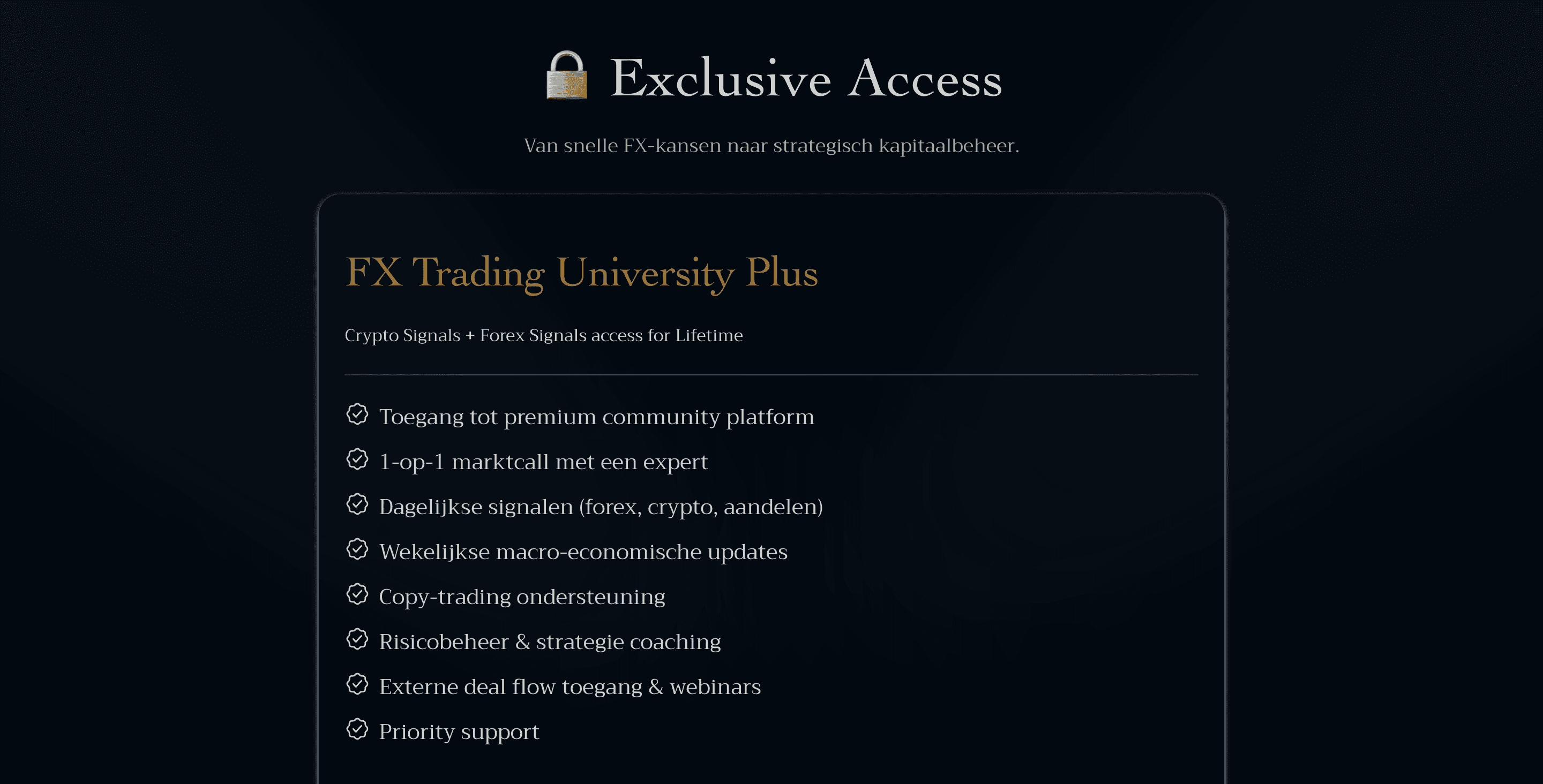 Fx Trading University project screenshot 3