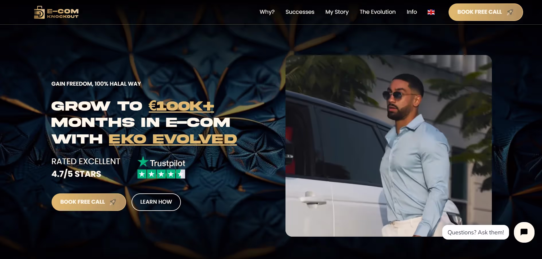 EKO Evolved website by Weblyfe