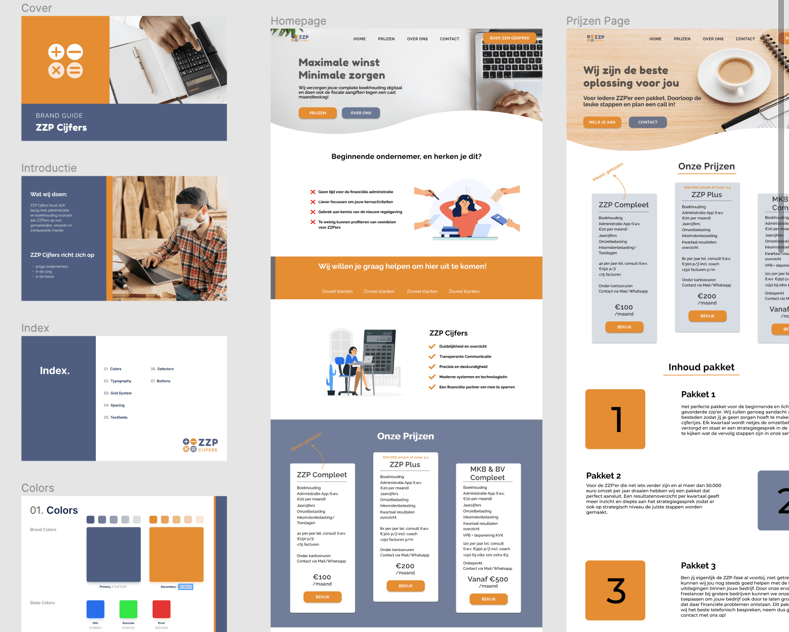 ZZP Cijfers project screenshot 1