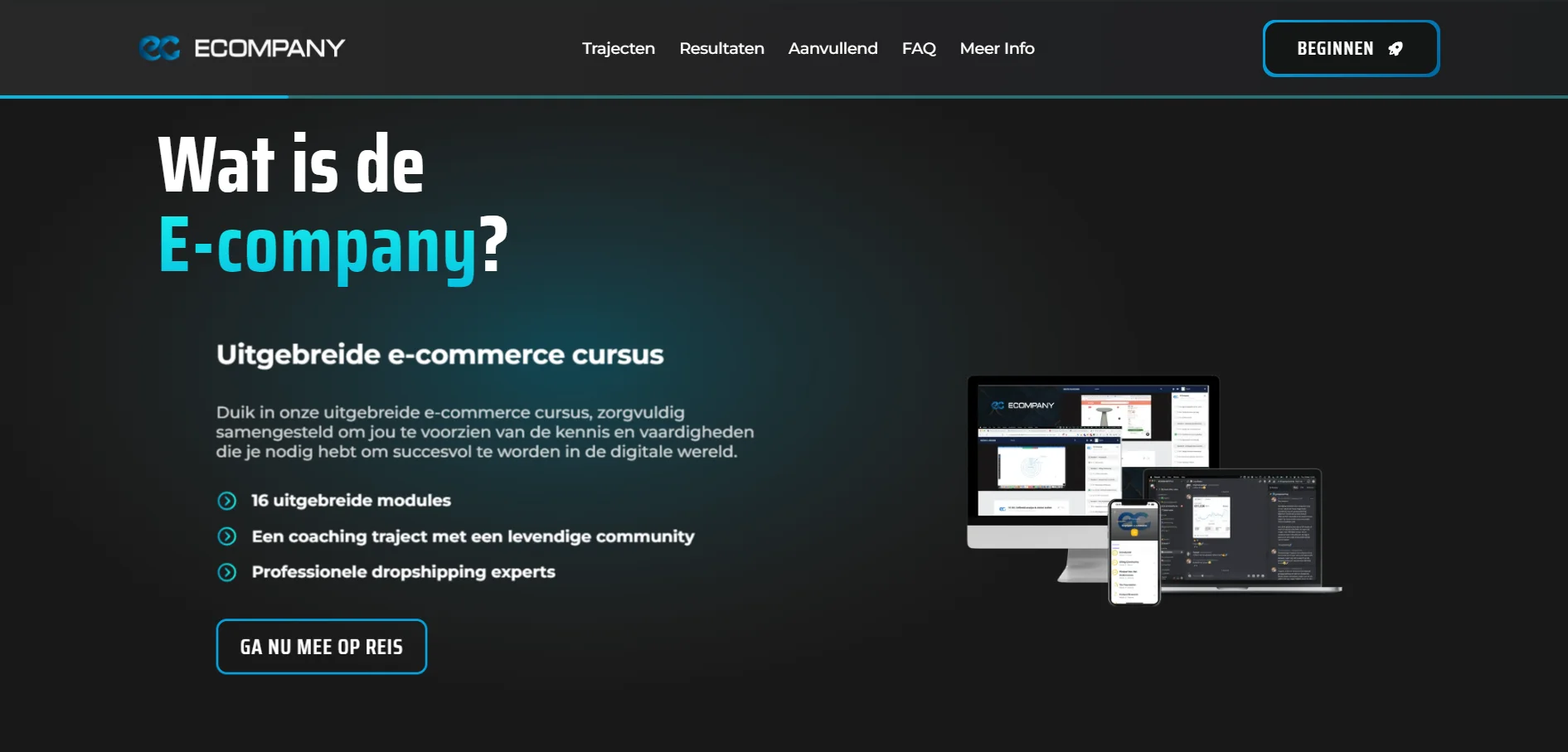 Ecompany project screenshot 2