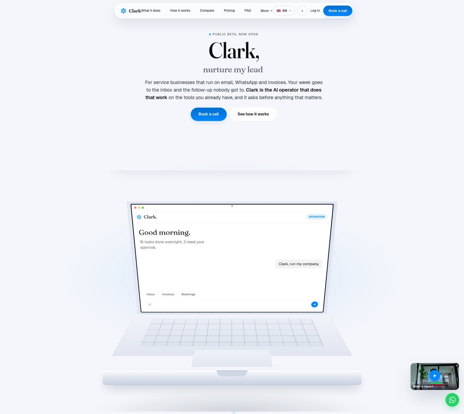 Clark website by Weblyfe