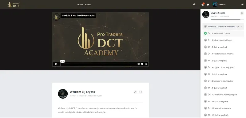 Pro Traders DCT project screenshot 5