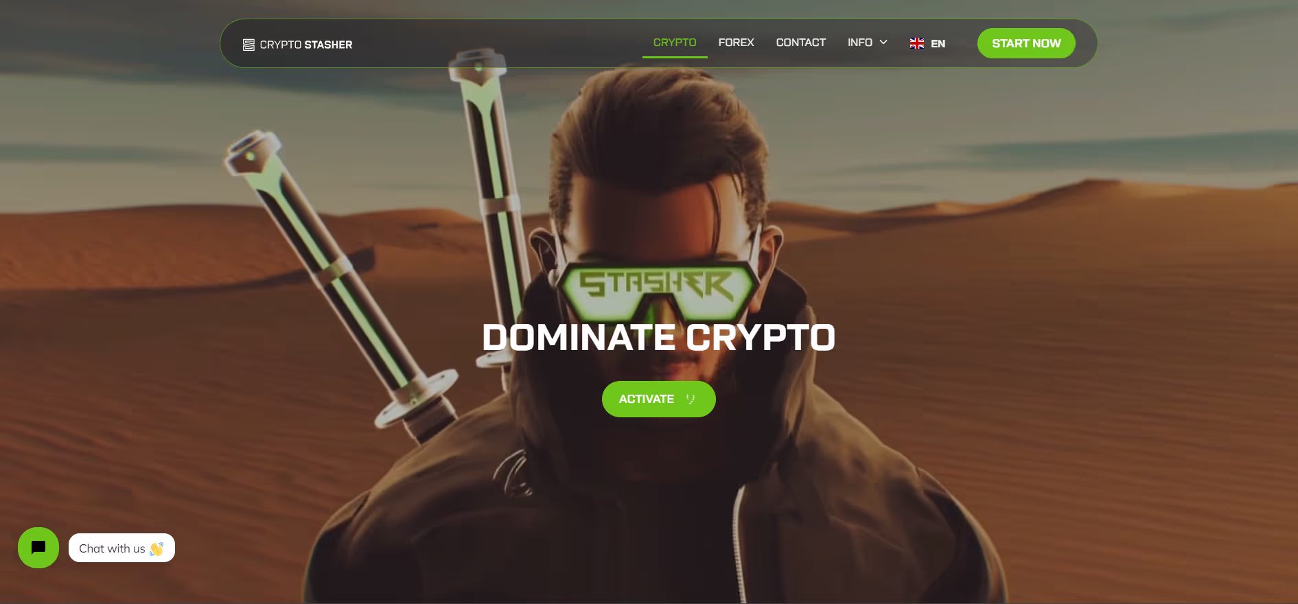 Crypto Stasher project screenshot 1