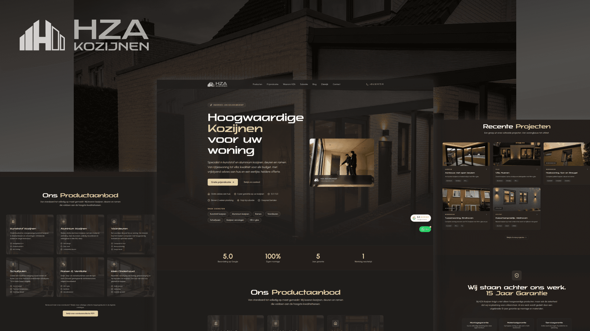 HZA Kozijnen by Weblyfe