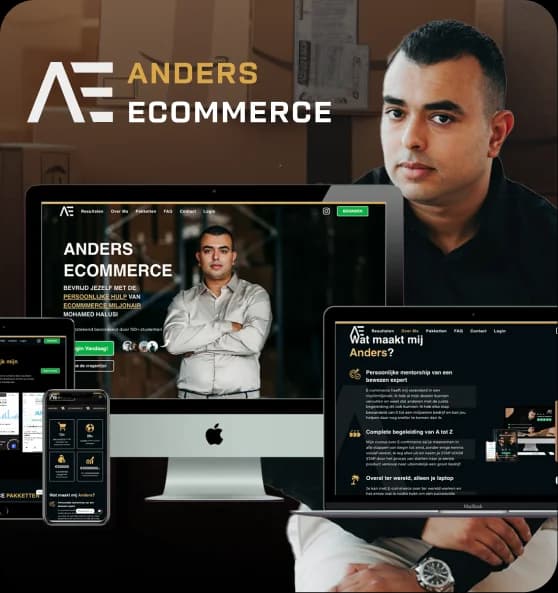 Anders Ecom website by Weblyfe